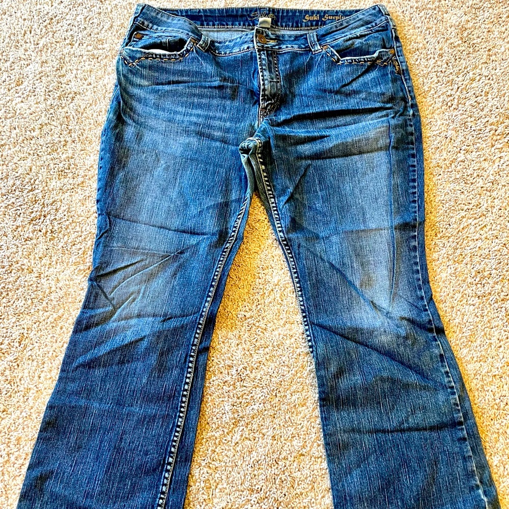 Silver Plus Size Jeans